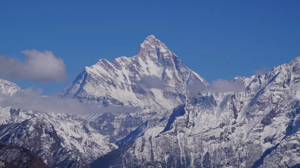 The Himalayas don't care if you're ready. You just look up.