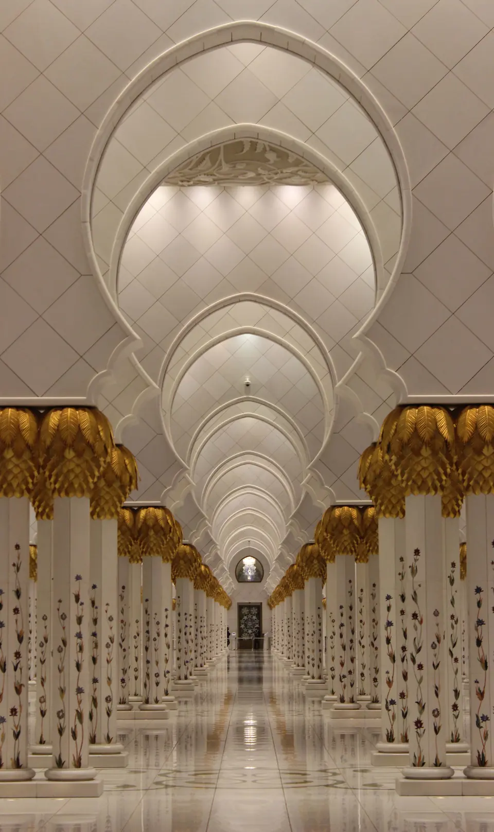 Gold, marble, and a hallway that refuses to end.