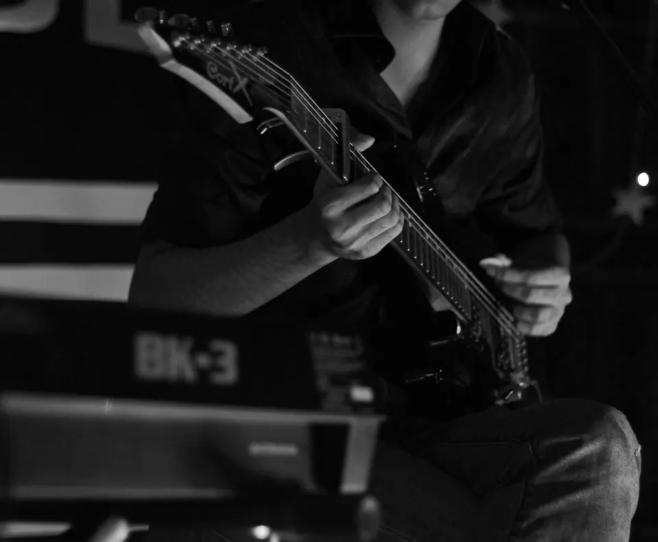 He never looked at the camera once. The guitar was enough.